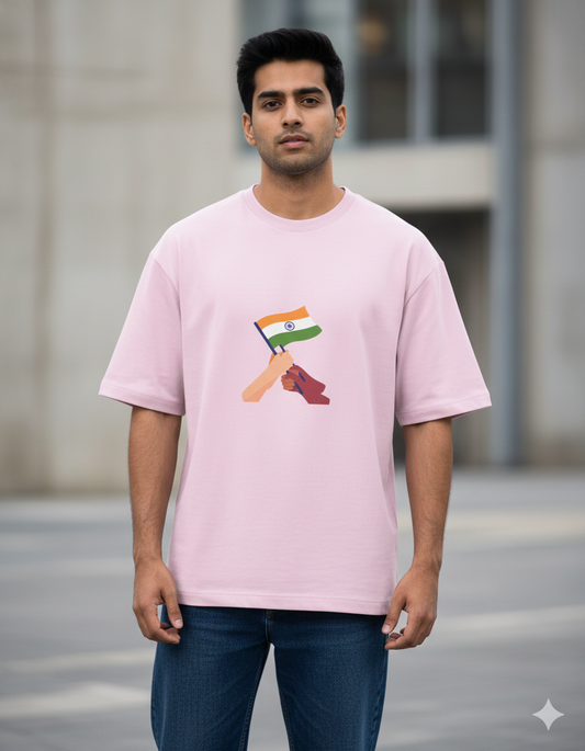 "Being Indian"Unisex Oversized T-Shirt