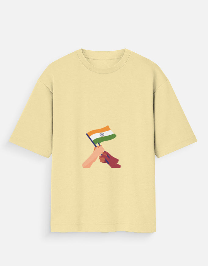 "Being Indian"Unisex Oversized T-Shirt