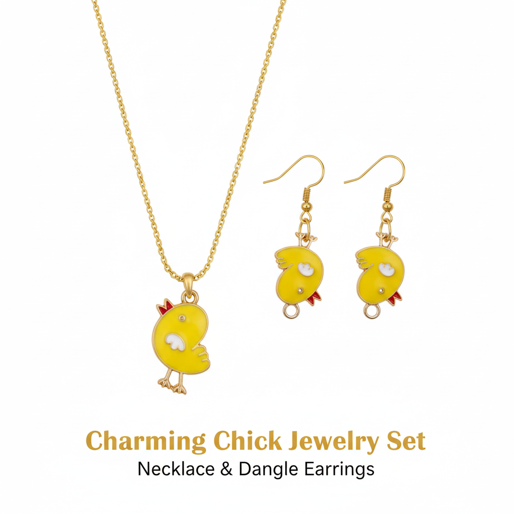 Charming chick jwellery set