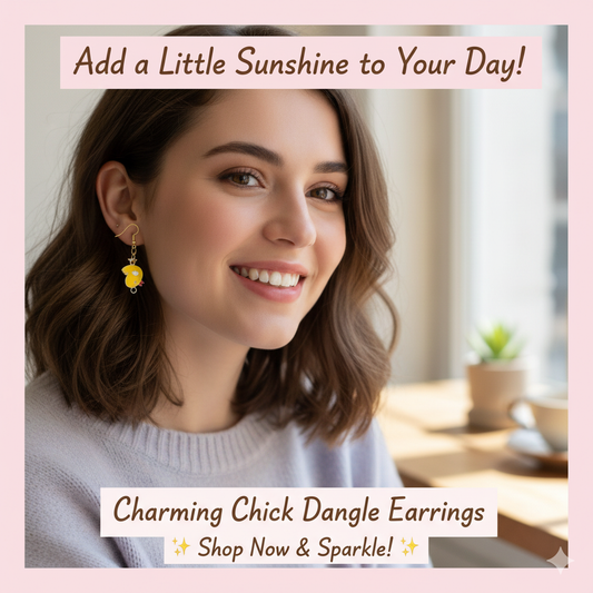 Charming chick dangle earings