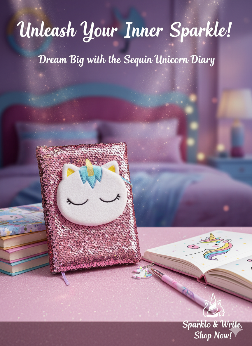 Cute 3D diary with Hello kitty storage zipper pouch
