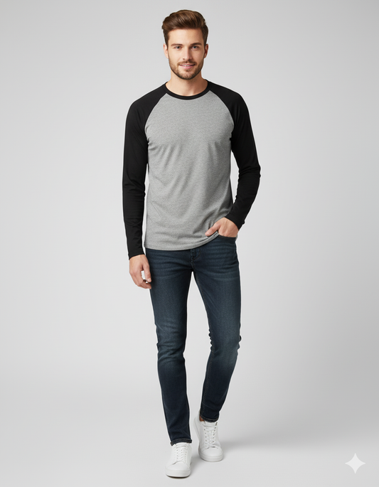 Cotton Unisex Raglan T-Shirt