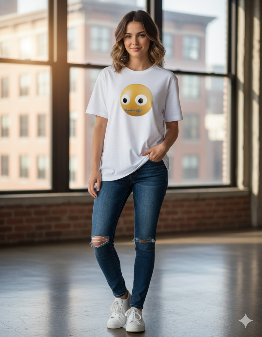 "Be Quite"Unisex Oversized Standard T-Shirt