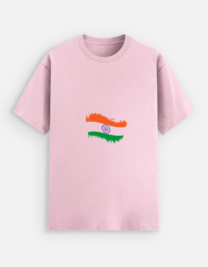 Indian flag Unisex Stretchable  T-shirt