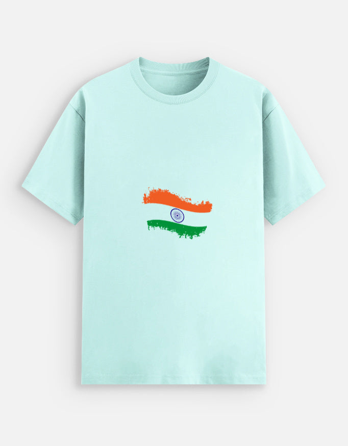 Indian flag Unisex Stretchable  T-shirt