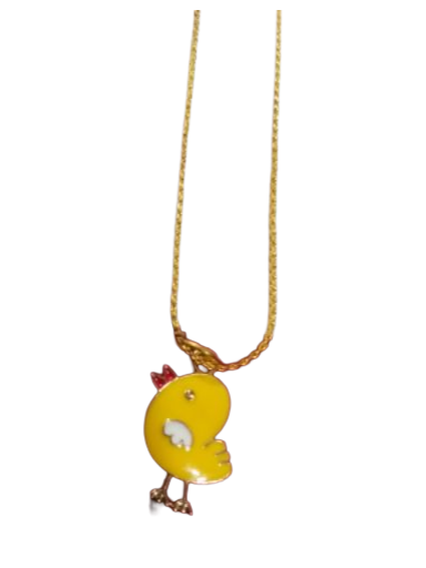 Cute Bird  earing,pendant and chain set