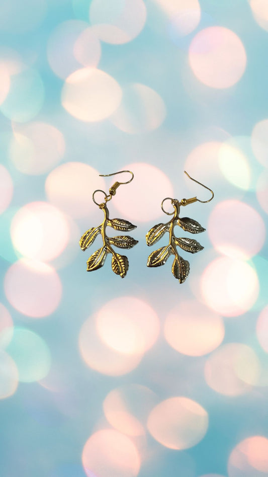 Gold Leaf earing
